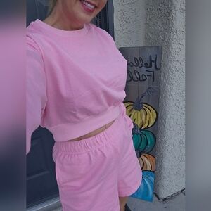 Pink Lounge Set size small Alo